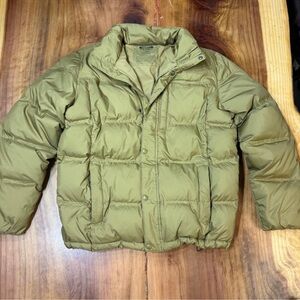 L.L. Bean Khaki Puffer Jacket